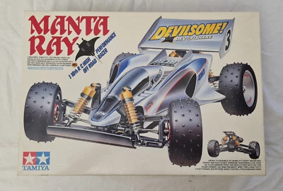 Tamiya Manta Ray 1:10 RC Off Road Racer 4WD 1990 - 58087 New Boxed Rare - Immagine 1 di 4