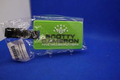  NEW, NEVER OPENED 2020 Masters Scotty Cameron Headcover Leash Putter Lime Green - Image 1 of 3