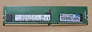 SK Hynix 16GB 1RX4 PC4-2400T-RC2-11 ECC REG Server Memory P/N: HMA82GR7AFR4N-UH - Picture 1 of 3