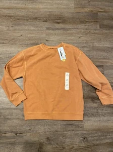 cat jack sweatshirt burnt yellow Size S 6/7 - Picture 1 of 1