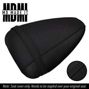 FITS APRILIA RS 125 97-05 CUSTOM REAR GRIP VINYL SEAT COVER BLACK - Picture 1 of 5