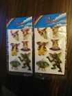 (2) Vintage, 1980's GREMLINS PUFFY STICKER SHEETS, 6 To A Sheet, RARE  For Sale