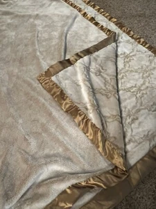 Highgate Manor Blanket 70” X 50” W/satin Trim - Picture 1 of 6
