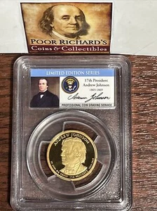 2011 S PCGS PR69 DCAM Andrew Johnson PS1016 - Picture 1 of 4