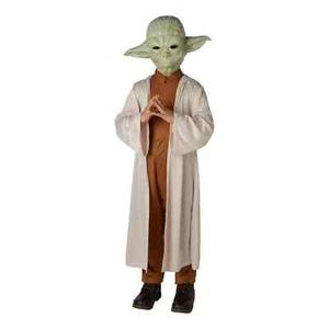Yoda Star Wars Child Costume Jedi Master Cosplay Robe and Mask - Rubie's 630877 - Picture 1 of 5