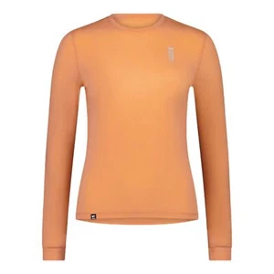 Mons Royale Cascade Merino Long Sleeve Women's Baselayer Top, Punch, X-Large - Picture 1 of 4
