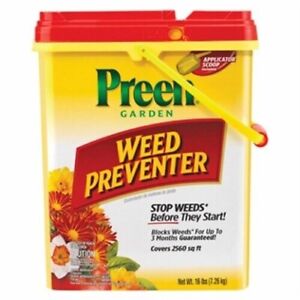 Preen Garden #2463800 2560 sq. ft. Coverage Granules Weed Preventer 16 lbs.