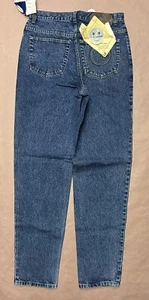 Vintage 1990er LA Gear blaue Jeans, Deadstock neu mit Etikett, Größe 32x32 - Bild 1 von 3