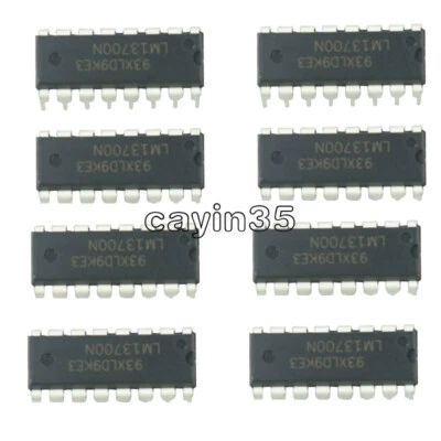 10PCS LM13700 LM13700N CIRCUITO INTEGRATO LM13700N