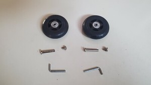 New Replacement Luggage Wheels with Hardware