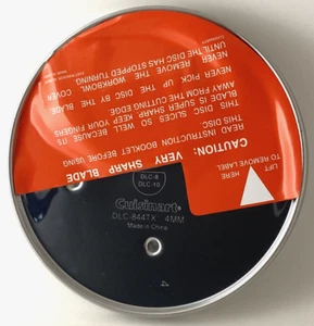 NEW CUISINART DLC-844TX FOOD PROCESSOR SLICING DISC BLADE DLC-8 DLC-10, 4 MM - Picture 1 of 5