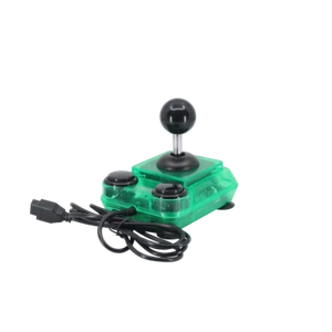 ArcadeR 9-pin Joystick compatible with Sinclair Atari C64 Sega Transparent Green - Picture 1 of 3