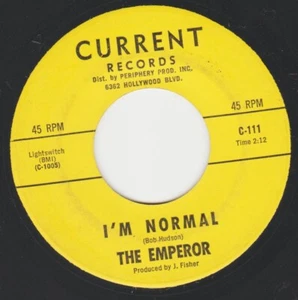 THE EMPEROR I'M NORMAL 45 HEAR! NAPOLEON XIV RINGO STARR BOB DYLAN ELVIS PRESLEY - Picture 1 of 2