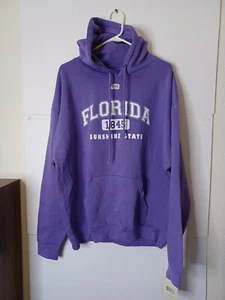 Pacific & Co. Adult Florida Purple Sweatshirt Hoodie Size 2XL 59-105 - Picture 1 of 7