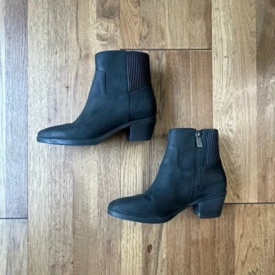 Botín Vionic Impermeable Shantelle Cuero Negro Tacón Mujer’s Talla 6.5 Foto 1 de 4