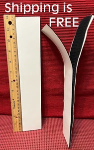ONE (1)  2" Wide x 12" (Inch) Adhesive Strips ( Hook & Loop ) - Black (Brand???) - Picture 1 of 5