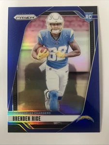 Panini Prizm 2024 - Brenden Rice #313 True Blue SSP - Los Angeles Chargers 🔥🔥 - Imagen 1 de 2
