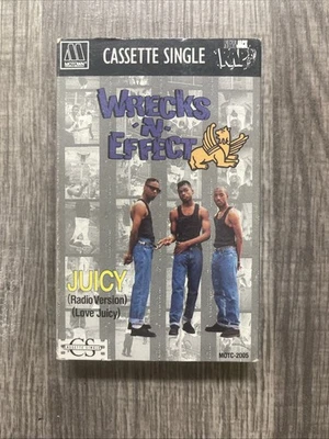 Wrecks-N-Effect - Juicy (Radio Version/LOVE Juicy) Cassette Single (1989) - Image 1 of 4