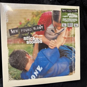 New Found Glory Sticks and Stones Clear Red Blue Splatter /limited 1000 Sealed - Picture 1 of 4