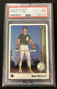 1989 Upper Deck Mark McGwire #300 - PSA 9 MINT - Bild 1 von 2