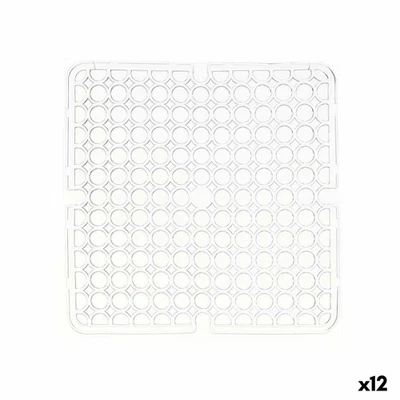 Tappetino Antiscivolo Kinvara Trasparente Plastica 28 x 0,1 x 28 cm 28,5 x 0, - Immagine 1 di 4