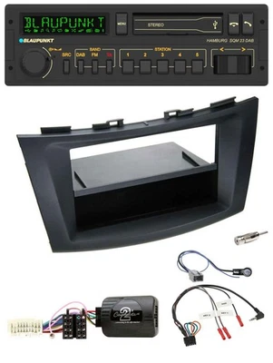 Blaupunkt USB DAB Bluetooth Lenkrad Autoradio für Suzuki Swift Sport ab 2011 sch - Bild 1 von 4