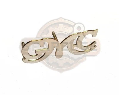 Customized Vintage GMC Brass Chrome Radiator Grill Badge with Screw — 第 1/2 张图片