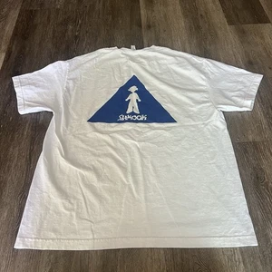 Vintage Shemook Skater T-Shirt Men’s Size XL White Short Sleeve Graphic Tee - Picture 1 of 8