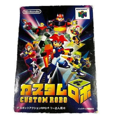 Japanese Custom Robo 1 Nintendo 64 N64 Complete in Box Japan CIB US Seller - Image 1 of 3