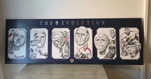 NHL Goalie Plaque Evolution of GOALIES Plante SAWCHUK Dryden Parent Espo Belfour - Bild 1 von 14