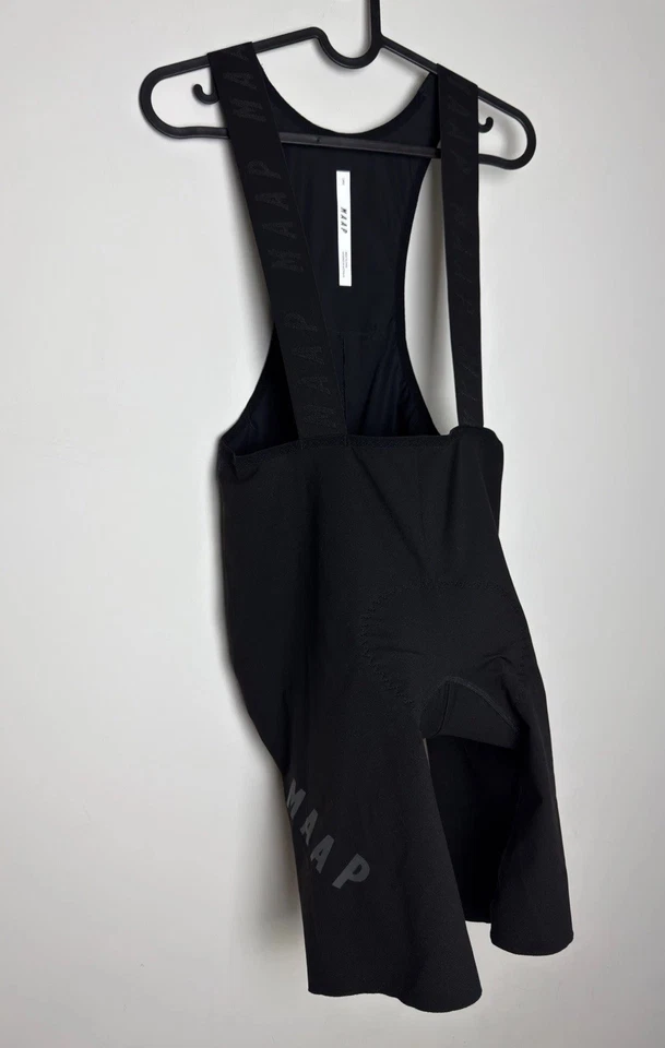 Pantalones cortos con tirantes MAAP Aeon para hombre grandes negros ropa de ciclismo ropa deportiva acolchada Foto 1 de 4