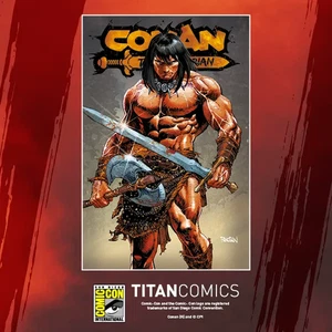 SDCC 2025 Titan Entertainment Conan the Barbarian #21 Foil Dan Panosian Cover - Picture 1 of 1