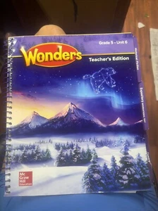 MxGraw Hill Wonders Grade 5 Unit 6 Teacher Edition c: 2020 Great For Homeschool - Foto 1 di 2