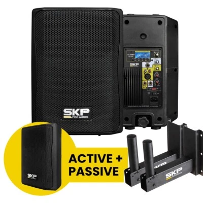 SKP SK-208PX Active + Passive 2-way System - BT TWS Woofer 8" 150W Brackets incl - Image 1 of 4