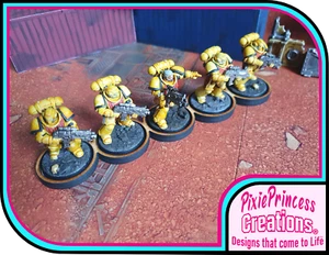 Bandejas de movimiento redondas 8x 32 mm I - 5 espacios 1 fila MDF adecuadas para Warhammer 40k - Imagen 1 de 7