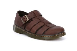 Dr Martens Fenton Men's U.S. Size 12M Brown Leather Fisherman Grunge Sandals New - Bild 1 von 9