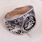 Men Vintage Unique Viking Signet Odin Nordic Pirate Band Ring Jewelry Amulet Hot