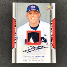 2009 Upper Deck USA Baseball Box Set #USA-98 Jameson Taillon RC Patch Auto #/99