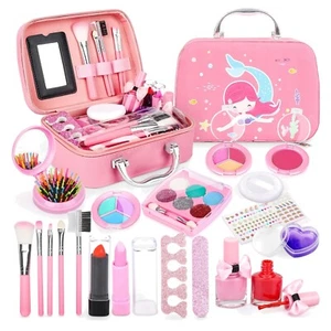 Kinder Schminkset Waschbar Nagellack Make-up Spielzeug für Mädchen ab 3 Jahre - Bild 1 von 10