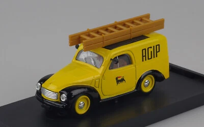 BRUMM elaborazione Fiat 500C furgone AGIP giallo-nero - Immagine 1 di 3
