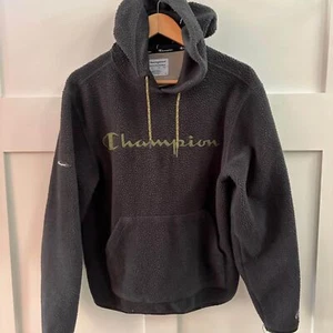 Boys Champion Sherpa Athletic Hoodie W/ Pockets Jacket Clothes Size L/XL 12-14 - Picture 1 of 7