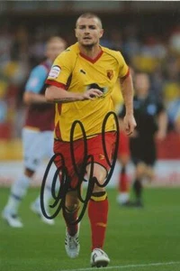 WATFORD: CARL DICKINSON SIGNED 6x4 ACTION PHOTO+COA - Picture 1 of 1