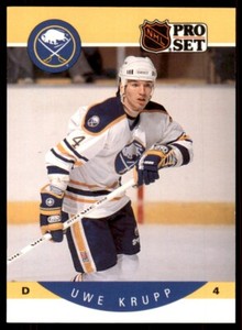 Uwe Krupp 1990-91 Pro Set #23 Buffalo Sabres