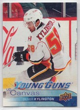 2016-17 Upper Deck Canvas #C111 Oliver Kylington YG UD Young Guns