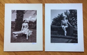 Vintage MCM Photgraphs Pin Up Girls Ladies Cute - Picture 1 of 11