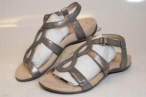 Vionic NEW Womens 6 37 Wide Jodie Metallic Leather Sandals Comfort Shoes