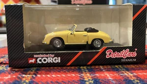 Corgi Detail Car Titanium Porsche 356A Cabrio Die-cast 1/43 - Picture 1 of 3