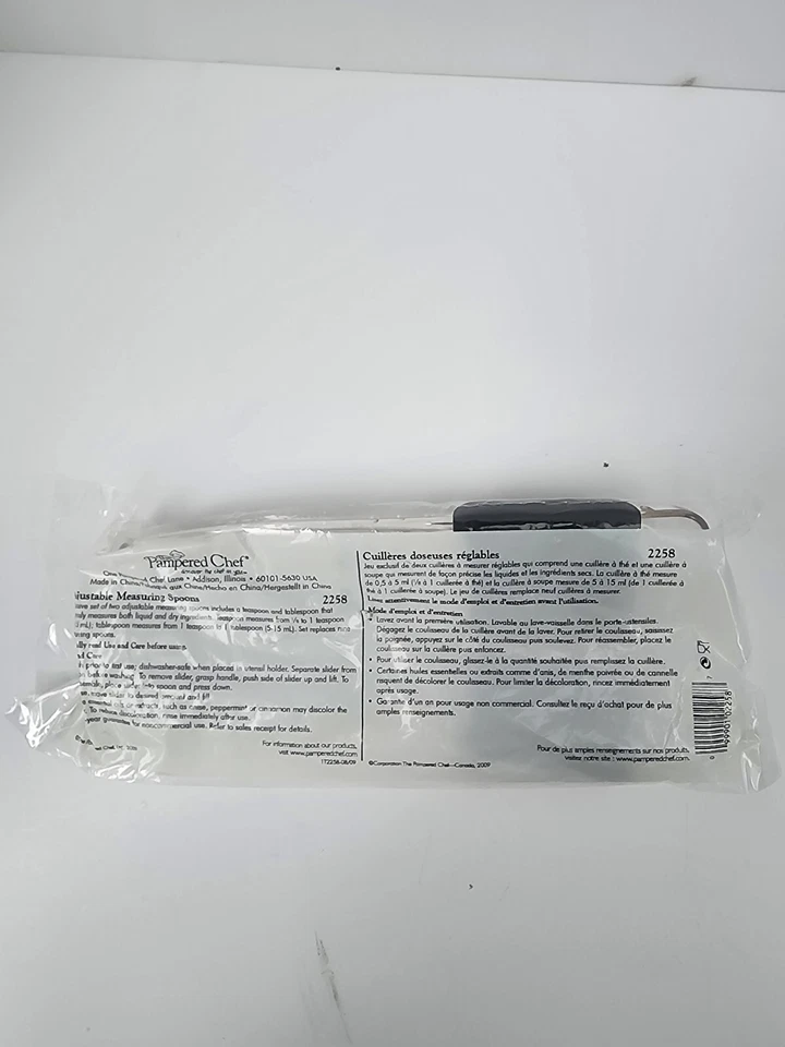 Cucharas medidoras ajustables Pampered Chef (#2258) - Nuevas en paquete Foto 1 de 1