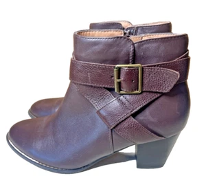 Vionic Womens Trinity Brown Ankle Leather Bootie Size 8 US - SOO Comfortable! - Picture 1 of 10