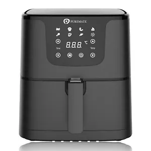 PureMate 5.5L Digital Air Fryer, Low Fat Oil Free - Timer & 7 Preset Modes 1700W - Picture 1 of 9